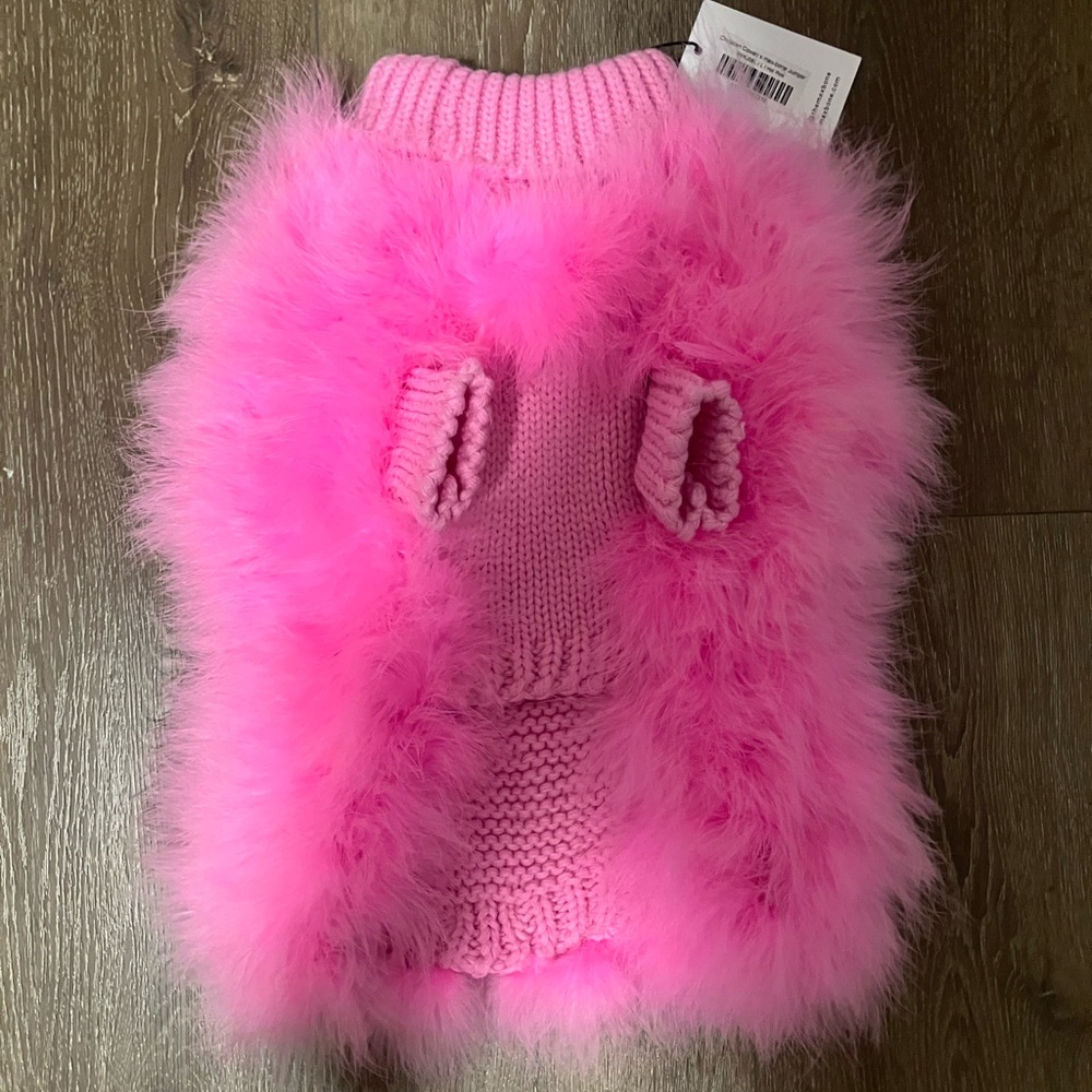 Christian Cowan Maxbone Dog Knit Feather Jumper - Picture 6 of 6